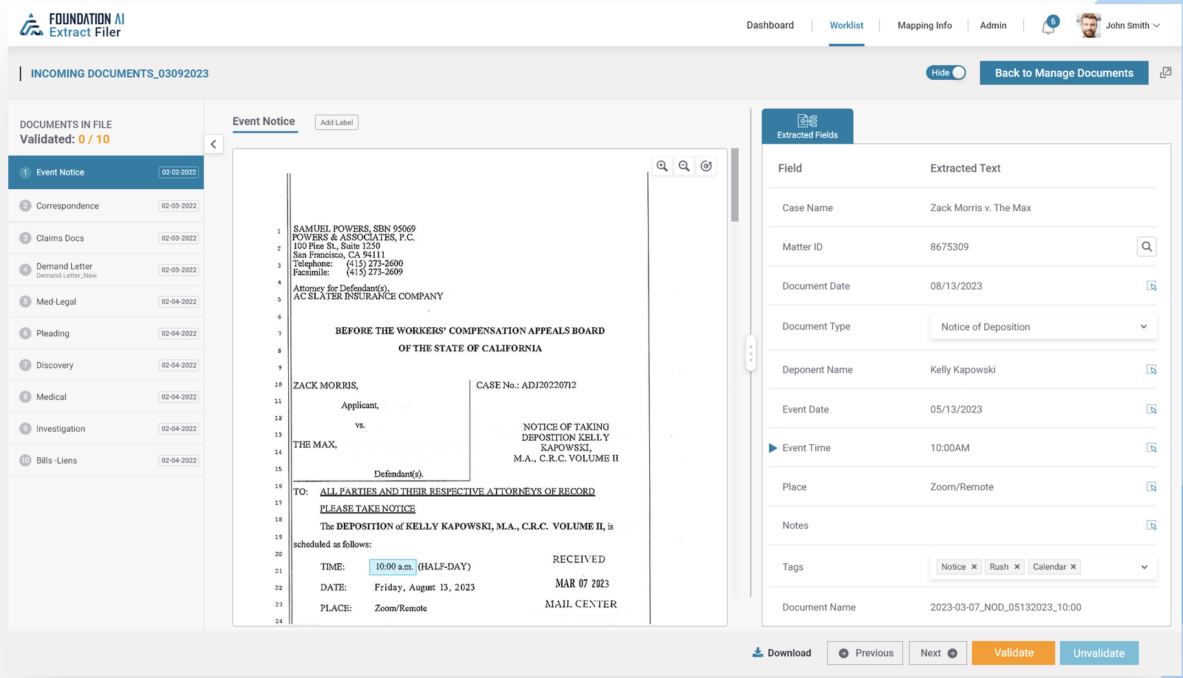 screenshot of Foundation AI